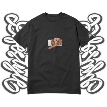 Wintarroses Sticker Print T-Shirt LF013P