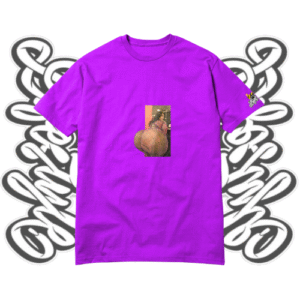 Wintarroses Sticker Print T-Shirt LF014P