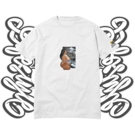 Wintarroses Sticker Print T-Shirt LF015P