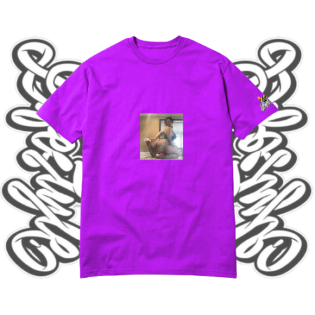 Wintarroses Sticker Print T-Shirt LF017P