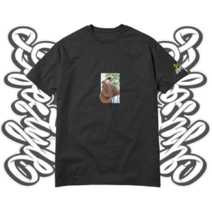 Wintarroses Sticker Print T-Shirt LF011P